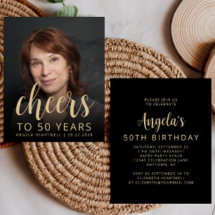 Orçamento de Foto Alegra Convite de Festa de 50 An