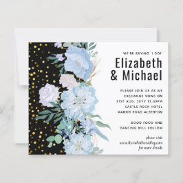 Orçamento de Noiva Floral Rosa Bege Azul Empoeirad