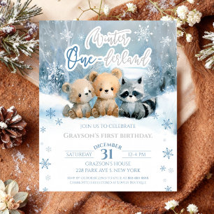 Orçamento de Primeiro Aniversário Urso Onederland