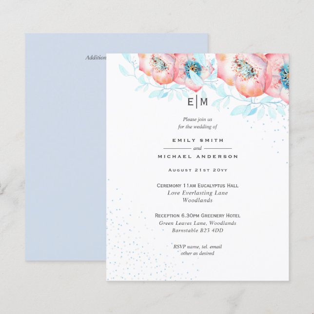 ORÇAMENTO DE Recepção de casamento de Rosa com poe (Frente/Verso)