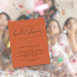 Orçamento de Roteiro Convite de Chá de Noiva Terra