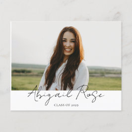 Orçamento do Cartão com fotos de Formando de Fotog