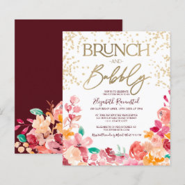 Orçamento do chá de panela de bolinha floral Boho