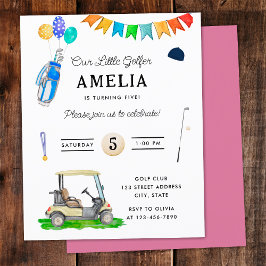 Orçamento do nosso pequeno golfista carrinho rosa 