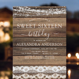 Orçamento Doce 16 Aniversário Farmhouse Russo