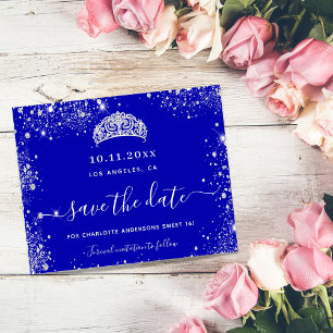 Orçamento Doce 16 roya azul-prata data de salvamen