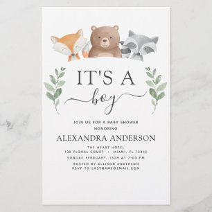 Orçamento É um Chá de fraldas da Floresta