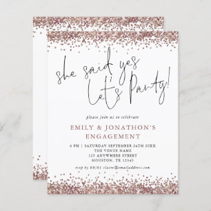 Orçamento Ela Disse Sim Rosa Noivado De Glitter Do