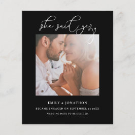 Orçamento Ela Disse Sim Script Foto Noivado Preto