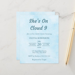 Orçamento Ela está no Chá de panela Cloud 9