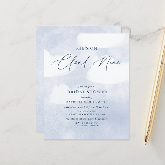 Orçamento Ela está no Convite para Chá de panela N (Frente/Verso In Situ)