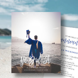 ORÇAMENTO Ele Fez Um Anúncio Moderno de Formando F