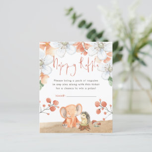 Orçamento Elefante Ouriço Fralda Sorteio Chá de Be