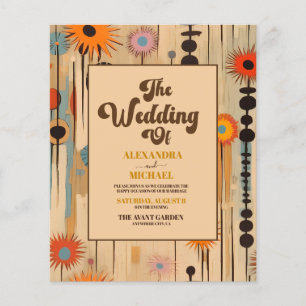 Orçamento Elegante Casamento Floral Meio do Século