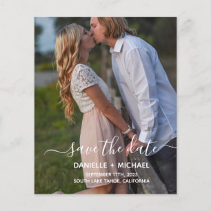 Orçamento Elegante Simples Salve a Data com Foto