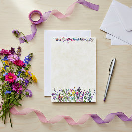 Orçamento em branco Convite de casamento de flores