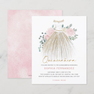 Orçamento Escamotear ouro, Colete Quinceañera Conv