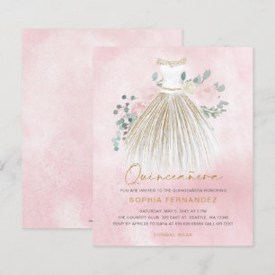 Orçamento Escamotear ouro, Colete Quinceañera Conv