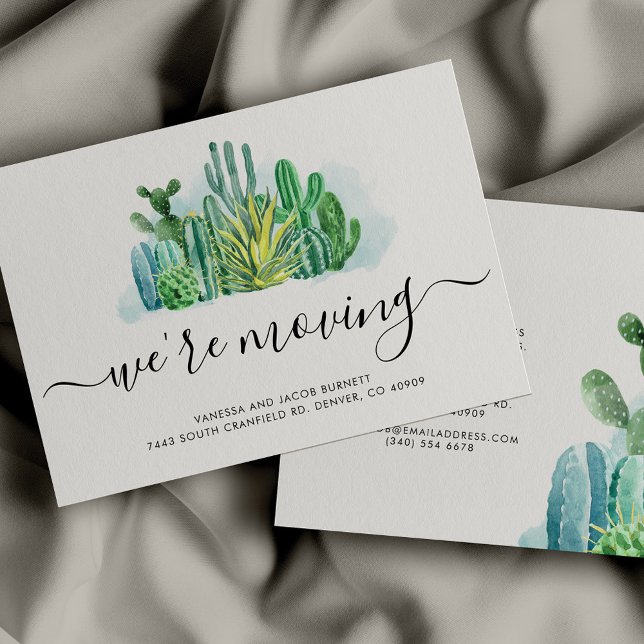 Orçamento Estamos Movendo Cactos Mudança de Endere (Criador carregado)