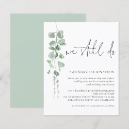 Orçamento Eucalyptus Ainda Fazemos Vow Renewer Con