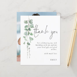 Orçamento Eucalyptus Foto Sweet XVI Obrigado