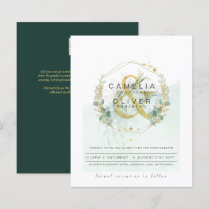 Orçamento Eucalyptus Greenery Casamento QR CÓDIGO 