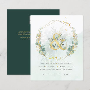 ORÇAMENTO Eucalyptus Greenery Dourado Casamento CÓ