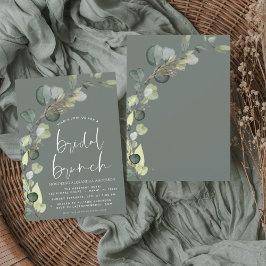 Orçamento Eucalyptus Sage Green Bridal Brunch