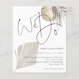 Orçamento Fazemos Boho Pampas Chamando Casamento