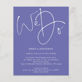 Orçamento Fazemos Convite de casamento QR Azul