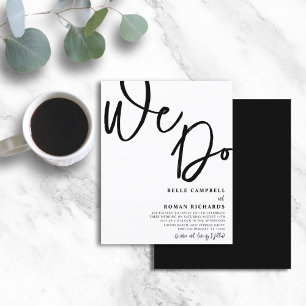 Orçamento Fazemos Script Casamento Preto e Branco