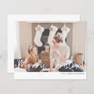 Orçamento Feliz Natal Moderno Foto de Escrita Manu