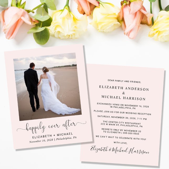 Orçamento Feliz Para Sempre Após Recepção de casam (Criador carregado)