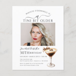 Orçamento Festa de Aniversário de 30 anos Convite 