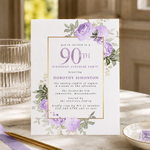 Orçamento Festa Surpresa de Aniversário de 90 anos