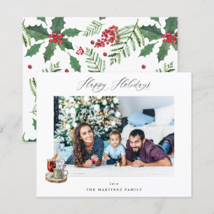 Orçamento Festivo Feliz Natal Foto - Azevinho