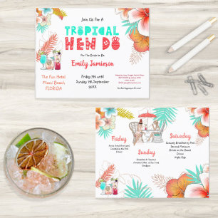 Orçamento Fim De Semana Tropical Hen Do Invent