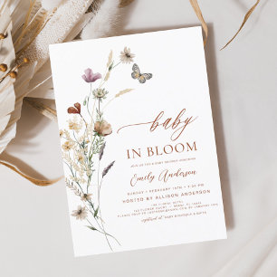 Orçamento Flor Selvagem Bebê em Bloom Chá Terracot