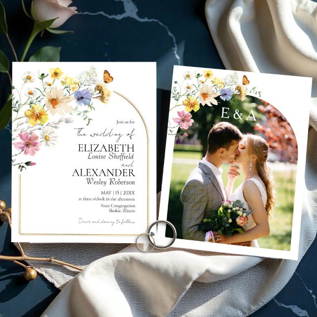 Orçamento Flor Selvagem | Convite Para Casamento D (Criador carregado)