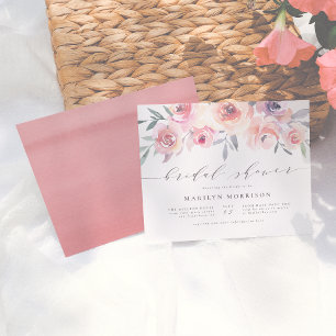 Orçamento Floral Aquarela de Meados de Verão para