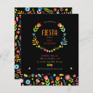 Orçamento Floral Fiesta Convite de Aniversário