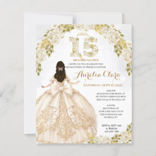 ORÇAMENTO Floral Marfim Princesa Coquete Quinceane