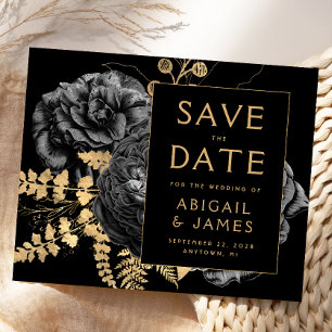 Orçamento Floral Preto Dourado Casamento Salve a D