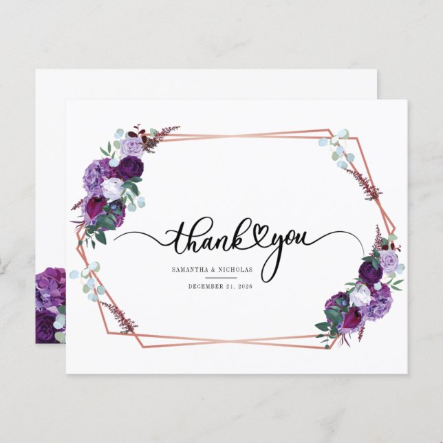 Orçamento Floral Quadro Geométrico Rústico (Frente/Verso)