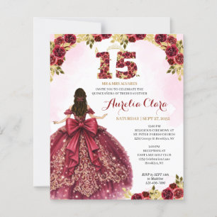 ORÇAMENTO Floral Vermelho Princesa Coquete Quincea