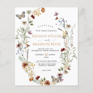 Orçamento - Flores Flóridas Convite para Casamento