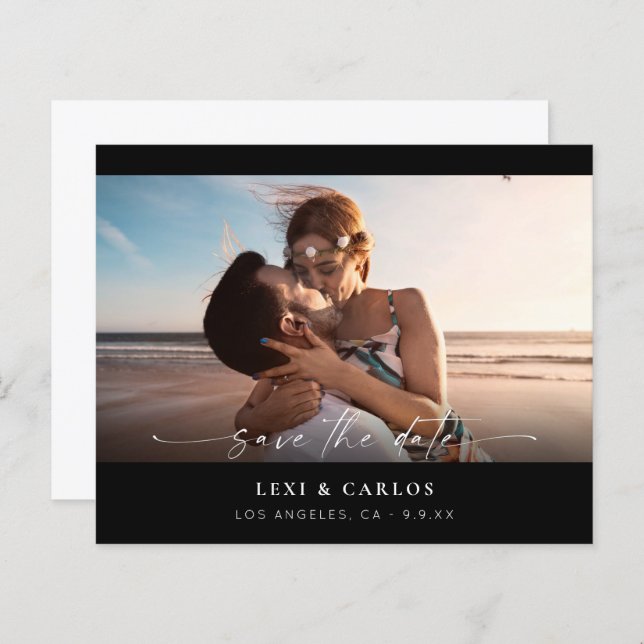 Orçamento Foto & Caligrafia 3 Mod Salvar a Data (Frente/Verso)