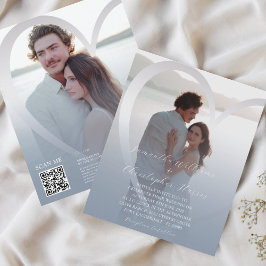 Orçamento Foto Coração QR Casamento Azul Poeirento