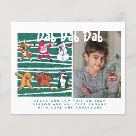 Orçamento Foto de Dabbing no Natal Convite Carta