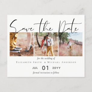 ORÇAMENTO Foto de Noivado SAVE the DATE Modelo
